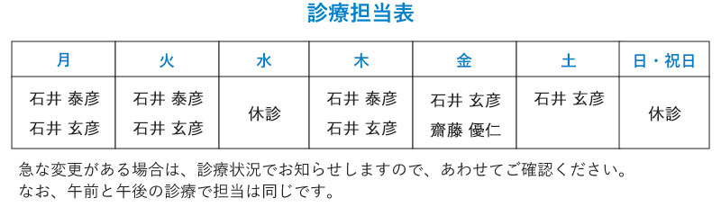 診療体制